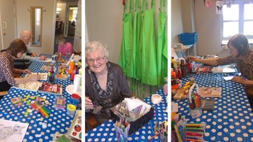 Uddingston care home unveils new arts and crafts room